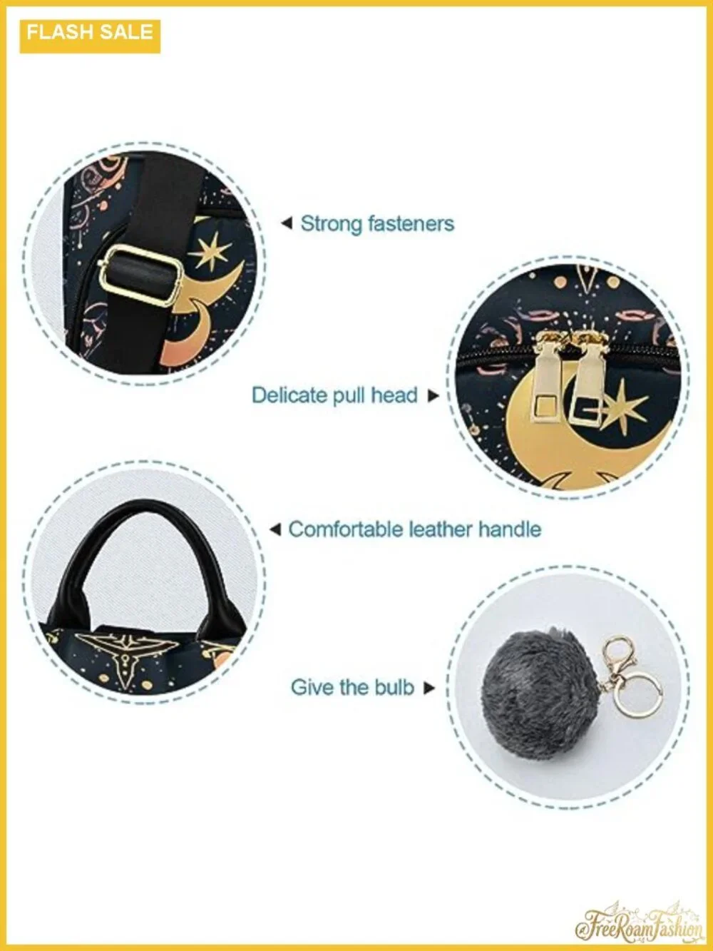 Women's Anti Theft Witch Backpack Purse with Laptop Compartment Polyester